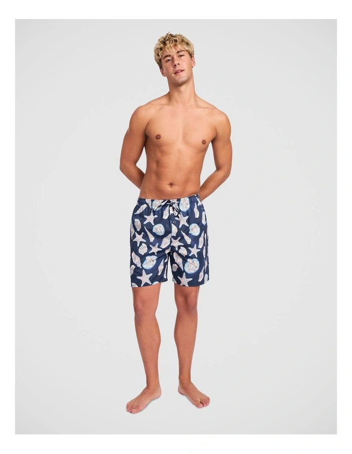 Mitch Dowd Mens Coastal Shell Cotton Sleep Shorts image 4