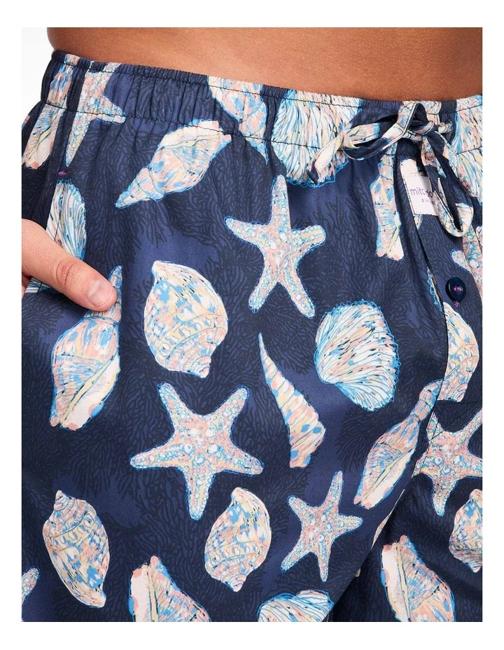 Mitch Dowd Mens Coastal Shell Cotton Sleep Shorts image 5
