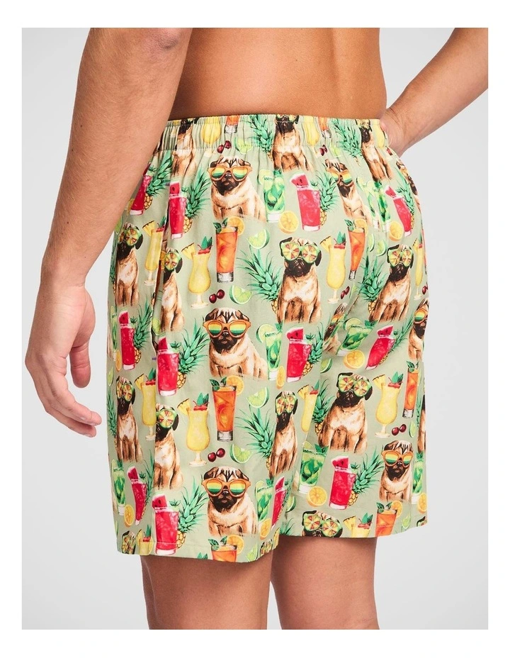 Party Pugs Cotton Woven Sleep Short image 2
