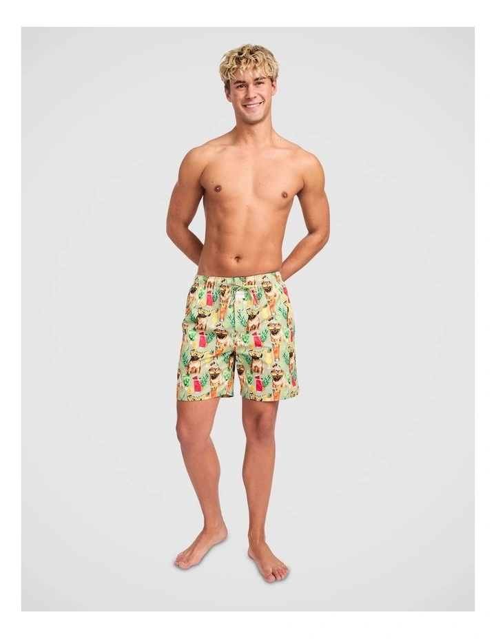 Party Pugs Cotton Woven Sleep Short image 5
