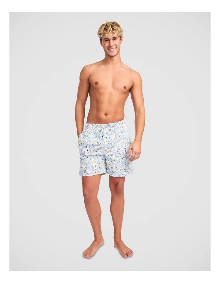 Fishies Cotton Woven Sleep Short image 5