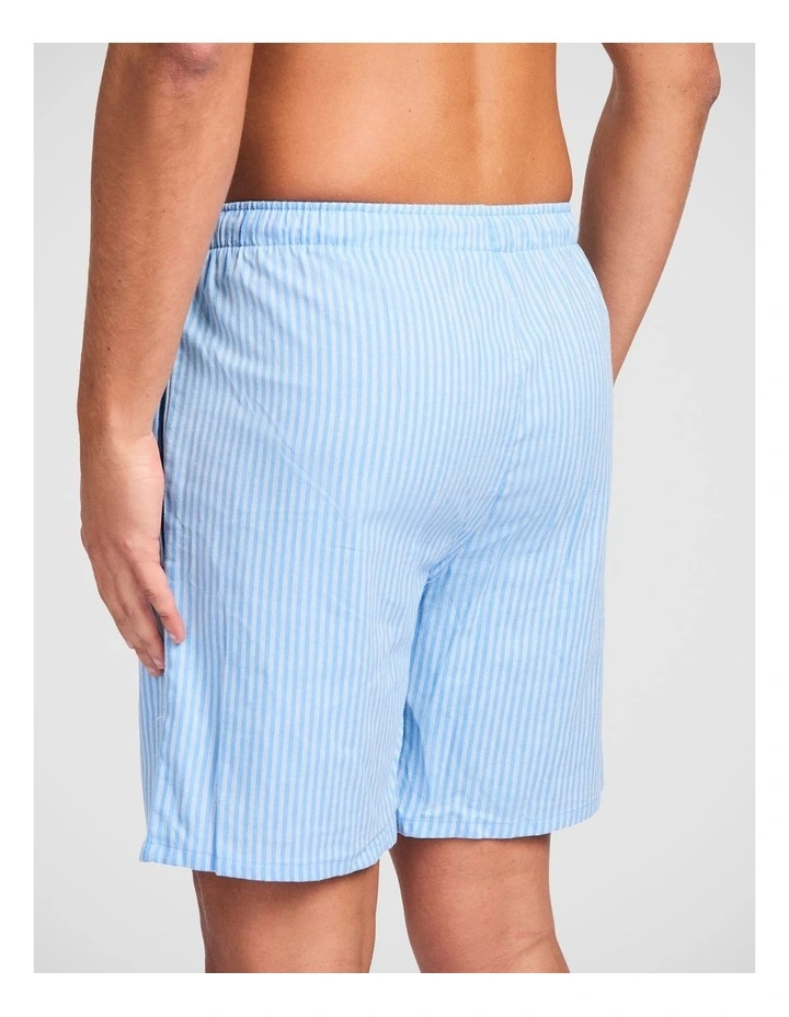 Blues Stripe Yarn Dyed Woven Sleep Short image 2