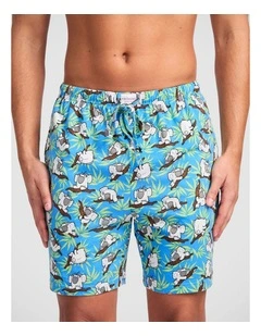 Slothful Koalas Cotton Knit Sleep Short