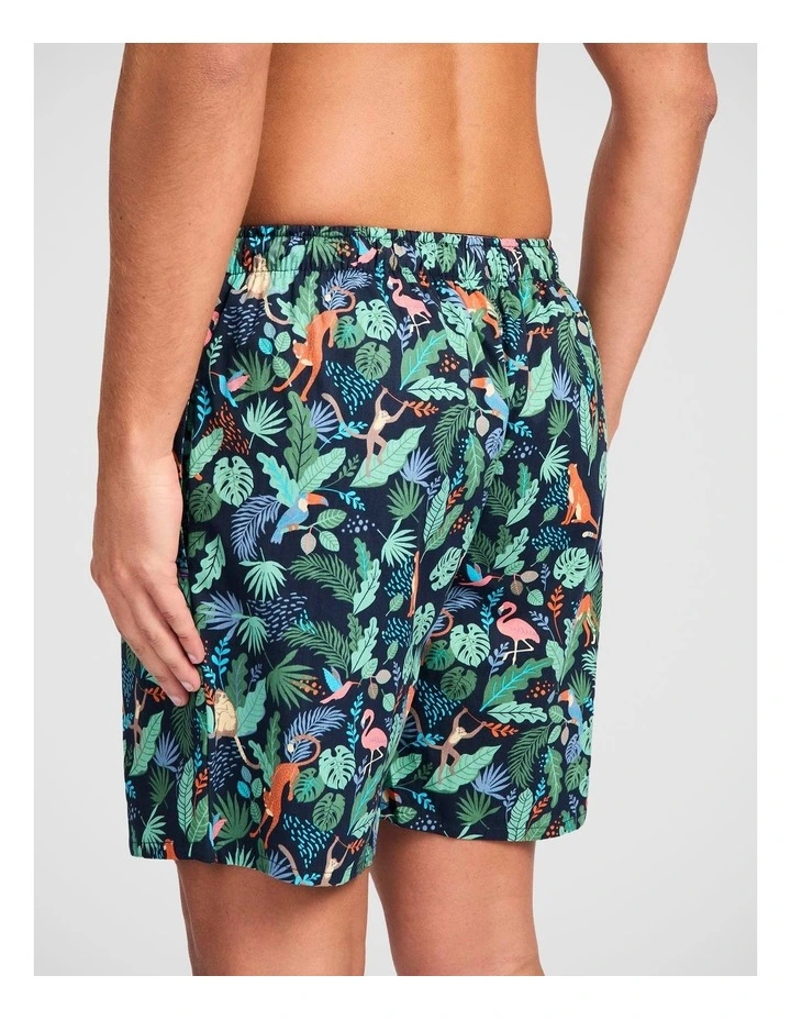 Mitchdowd Men's Jungle Juice Cotton Sleep Shorts image 3