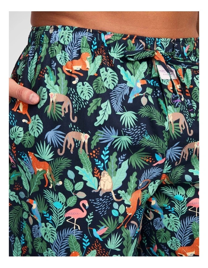 Mitchdowd Men's Jungle Juice Cotton Sleep Shorts image 5