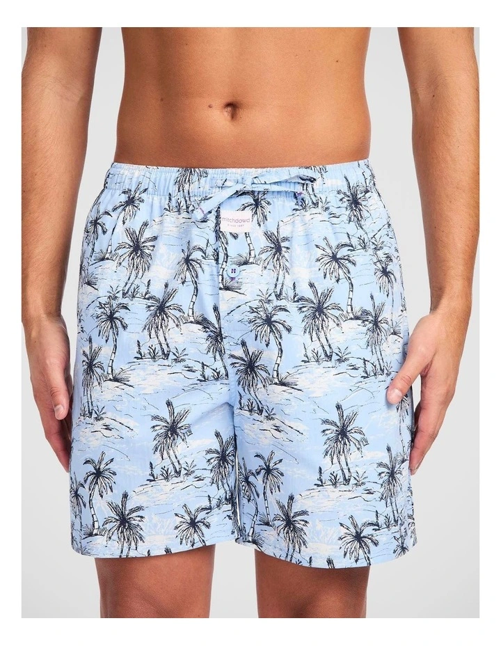 2 Pack Sketchy Palms Cotton Sleep Short image 2