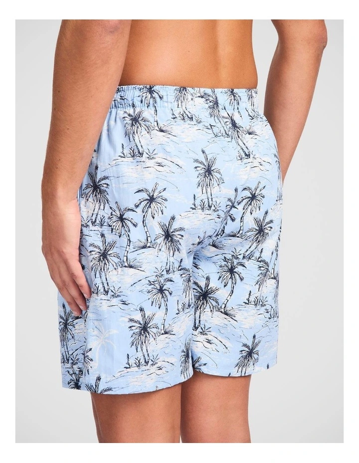 2 Pack Sketchy Palms Cotton Sleep Short image 3