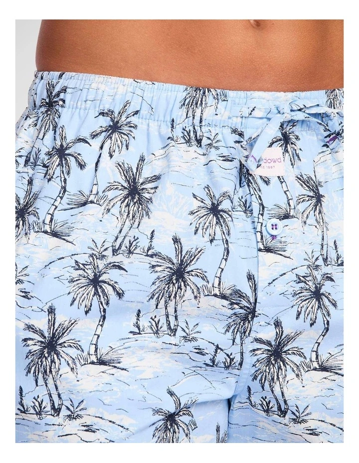 2 Pack Sketchy Palms Cotton Sleep Short image 5