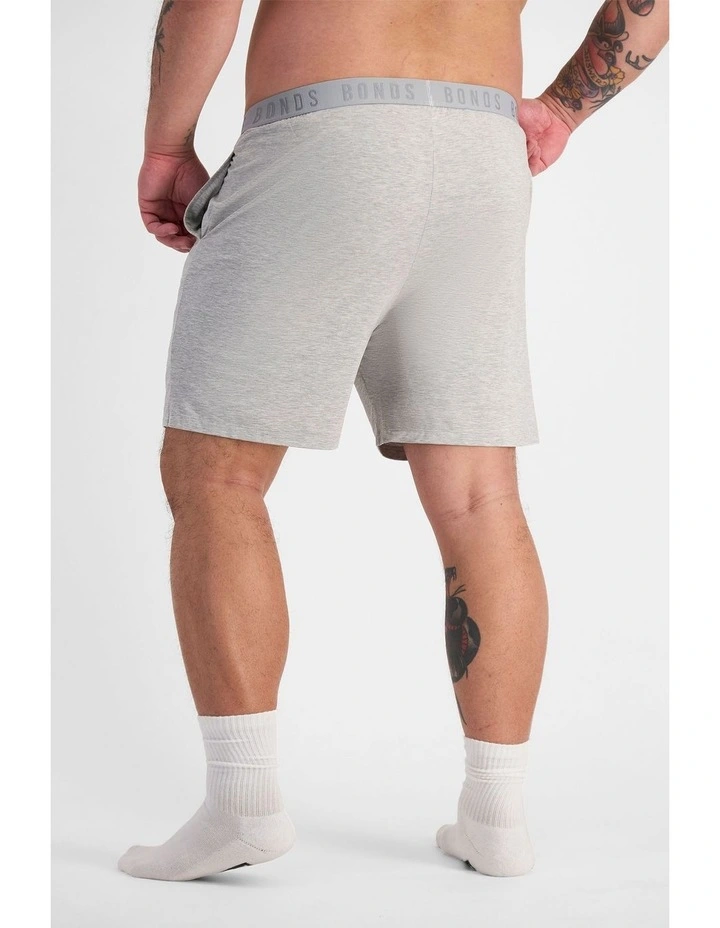 Cool Sleep Short in New Grey Marle image 2
