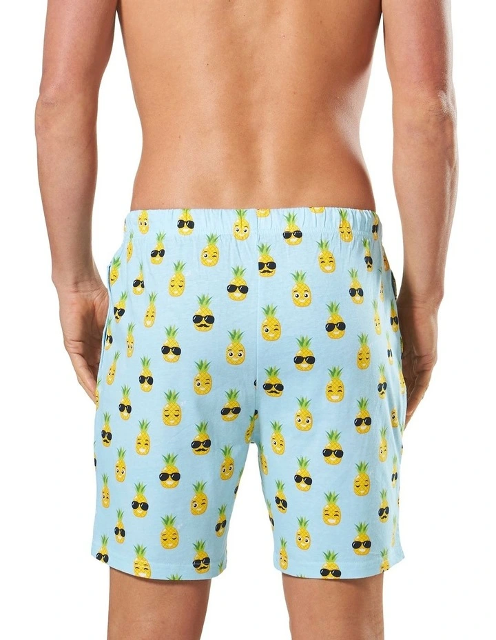 Blue pineapple shorts clearance