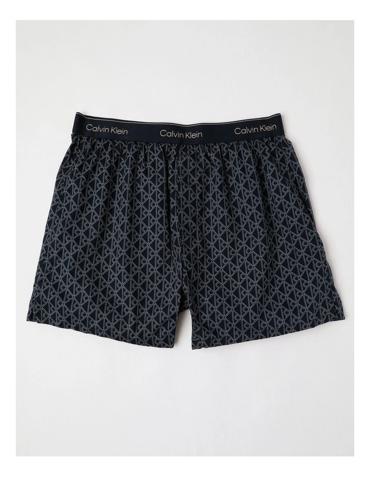 Bijou Logo Woven Boxer in Navy image 1