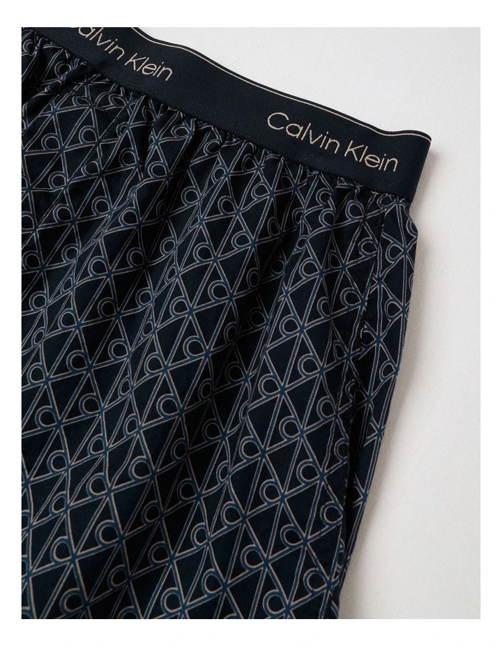 Bijou Logo Woven Boxer in Navy image 2