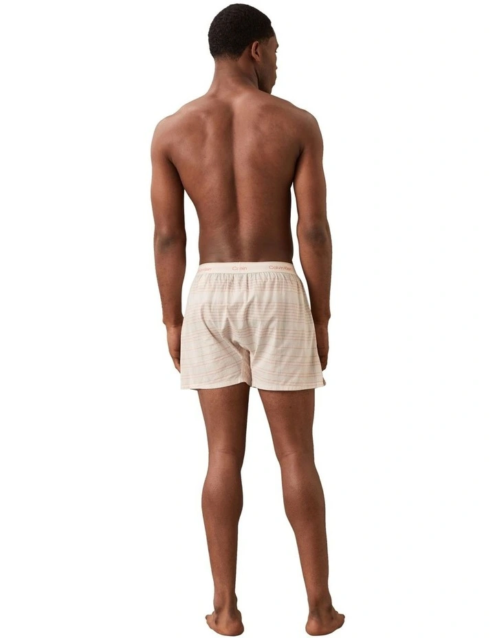 Cotton Poplin Boxer in Cream image 2