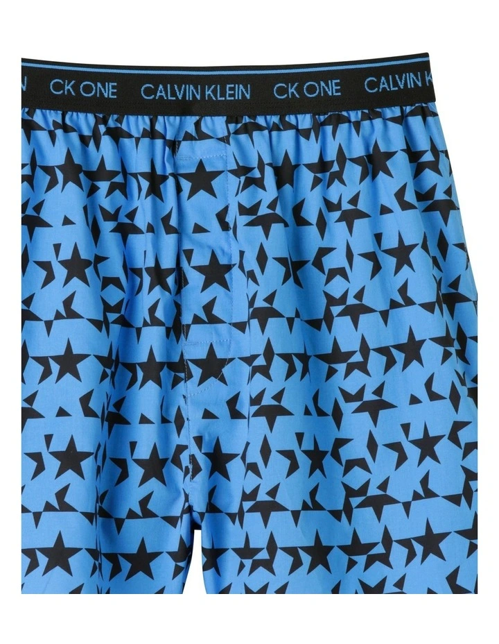 Traditional Fit Woven Boxer in Blue image 2