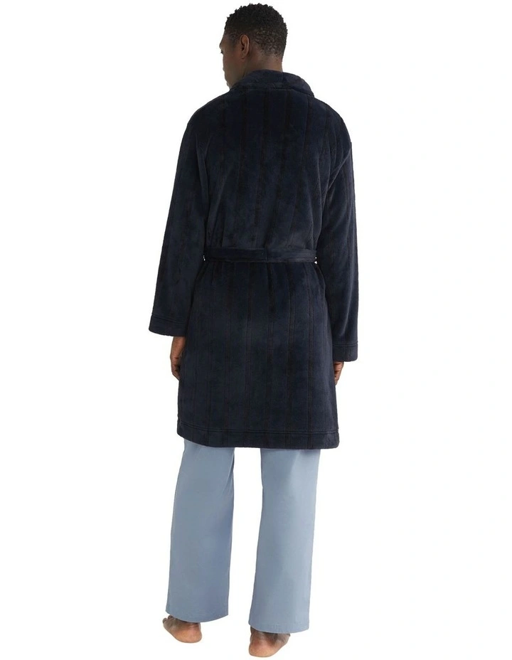 Shine Stripe Plush Robe image 2