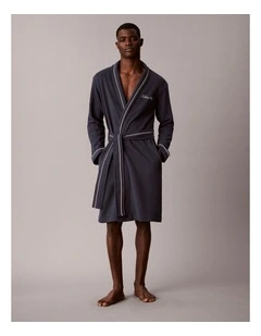 Script French Terry Robe