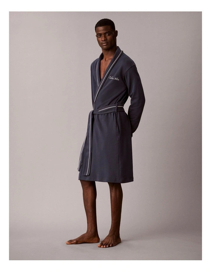 Script French Terry Robe image 3