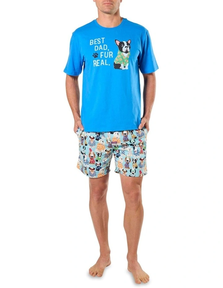 Doggy Cotton Pyjama Set in Multi image 4