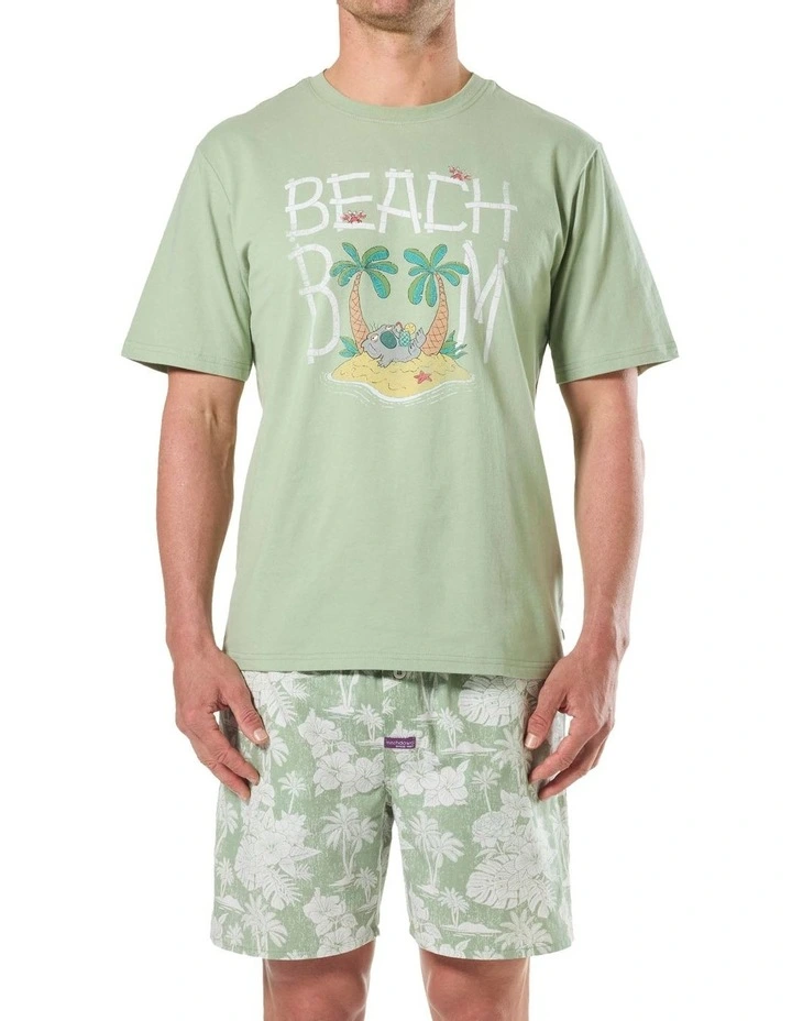 Beach Bum Cotton Woven PJ Set image 1