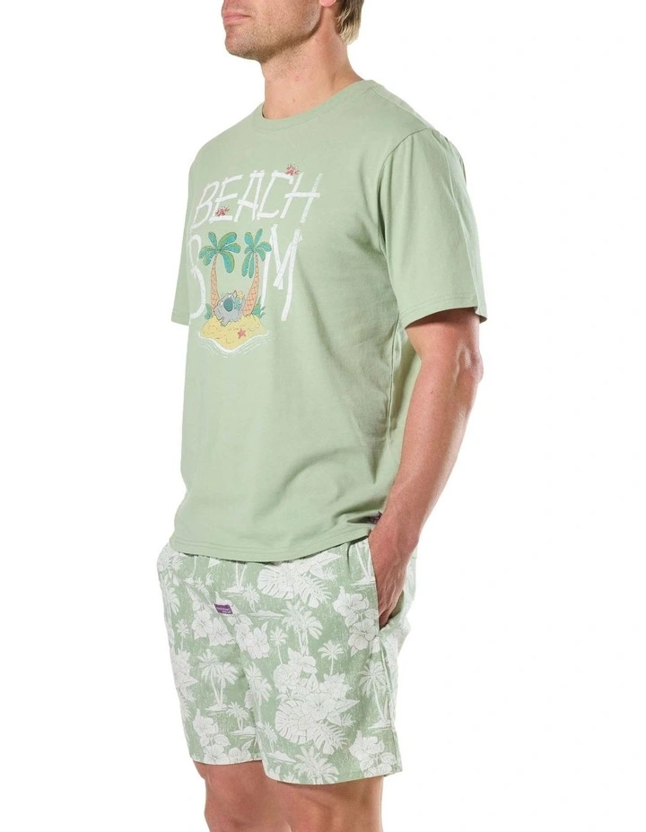 Beach Bum Cotton Woven PJ Set image 2