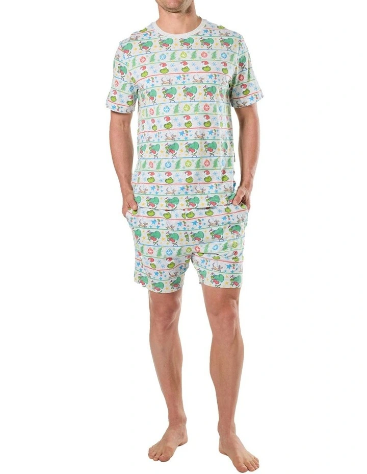 Fairisle Knit Payjama Set in Multi image 4