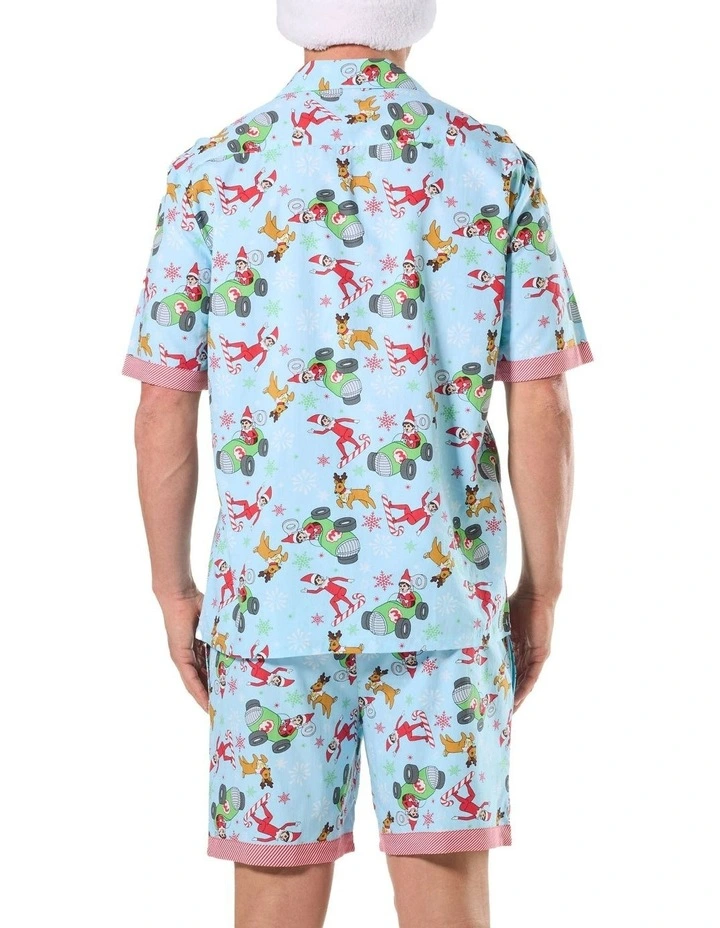 Family Knit Pyjama Set in Blue image 2