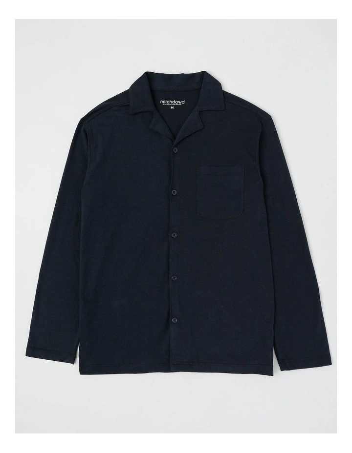 Cotton Jersey Pyjama Set in Blue image 1