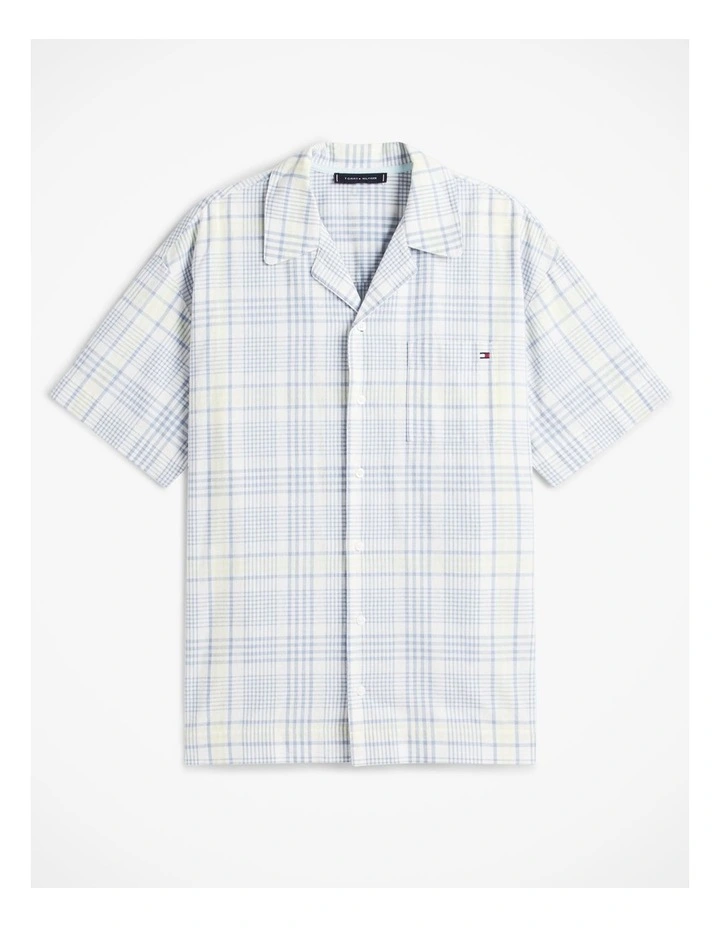 Woven Linen Short Set in Spring Plaid image 5