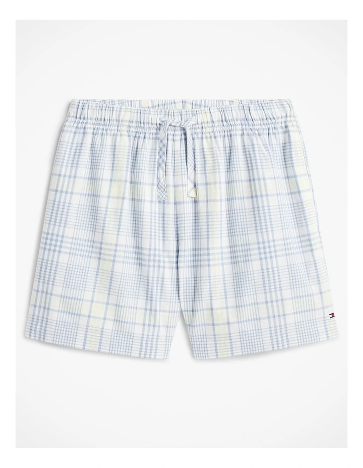 Woven Linen Short Set in Spring Plaid image 6