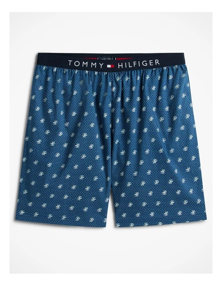 TH Original Print Shorts Pyjama Set in Blue image 6