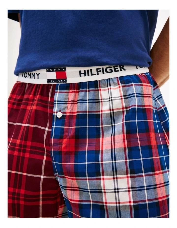Heritage Print Shorts Pyjama Set in Navy image 4