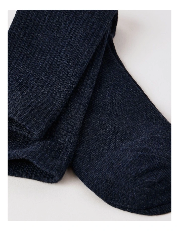 Plain Sport Socks in Deep Navy Marle image 2