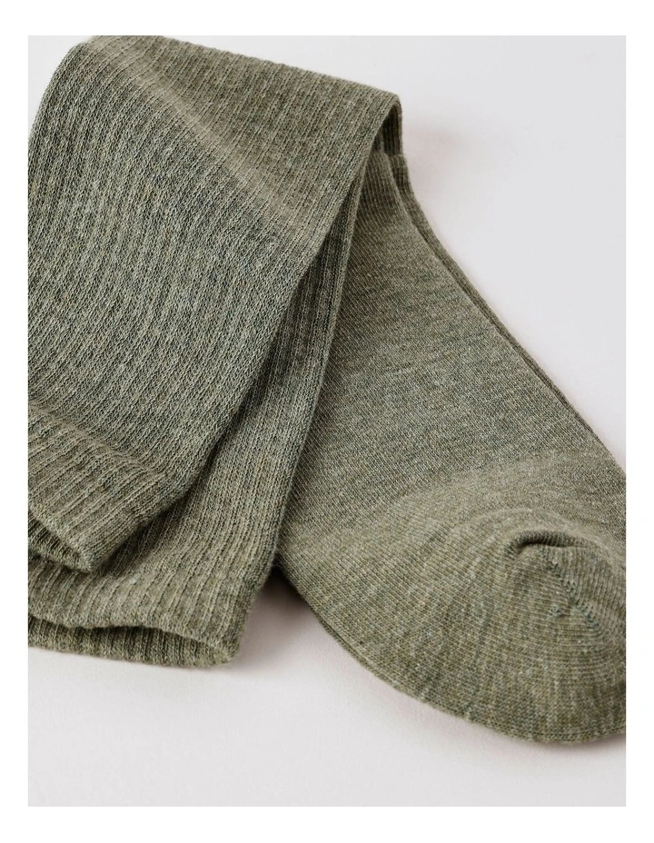 Plain Sport Socks in Fir Green image 2