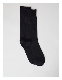 2 Pack Pinspot Socks in Black