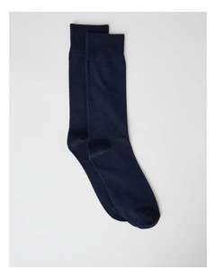2 Pack Pinspot Socks in Navy