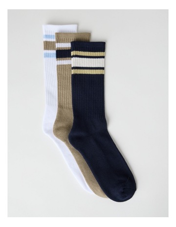 White/Burnt Honey/Navy colour