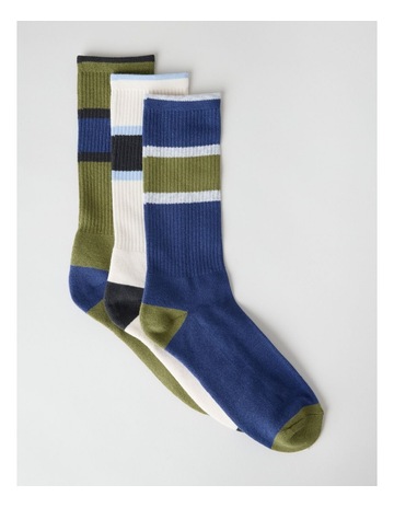 Navy/Andorra/Light Green colour