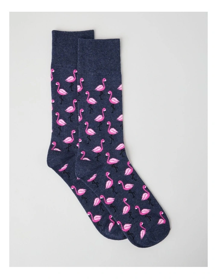 Flamingo Cotton Sock image 1