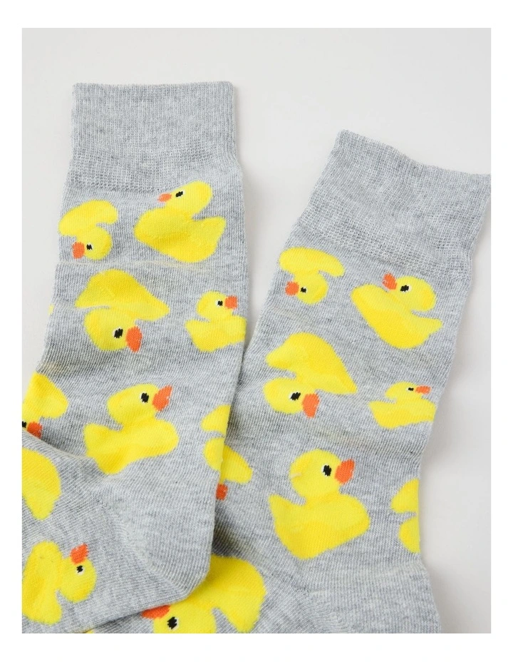 Rubber Ducky Cotton Sock image 2
