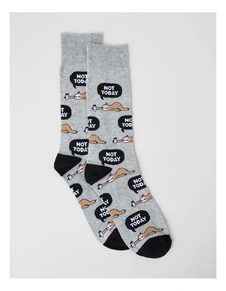 Not Today Cotton Socks image 1