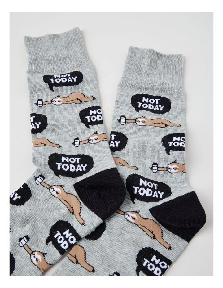 Not Today Cotton Socks image 2