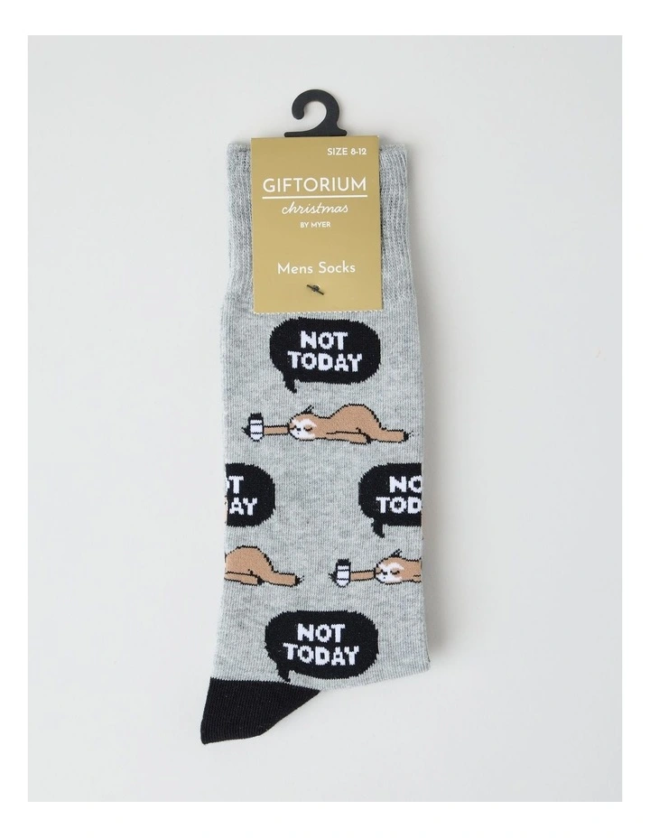 Not Today Cotton Socks image 3