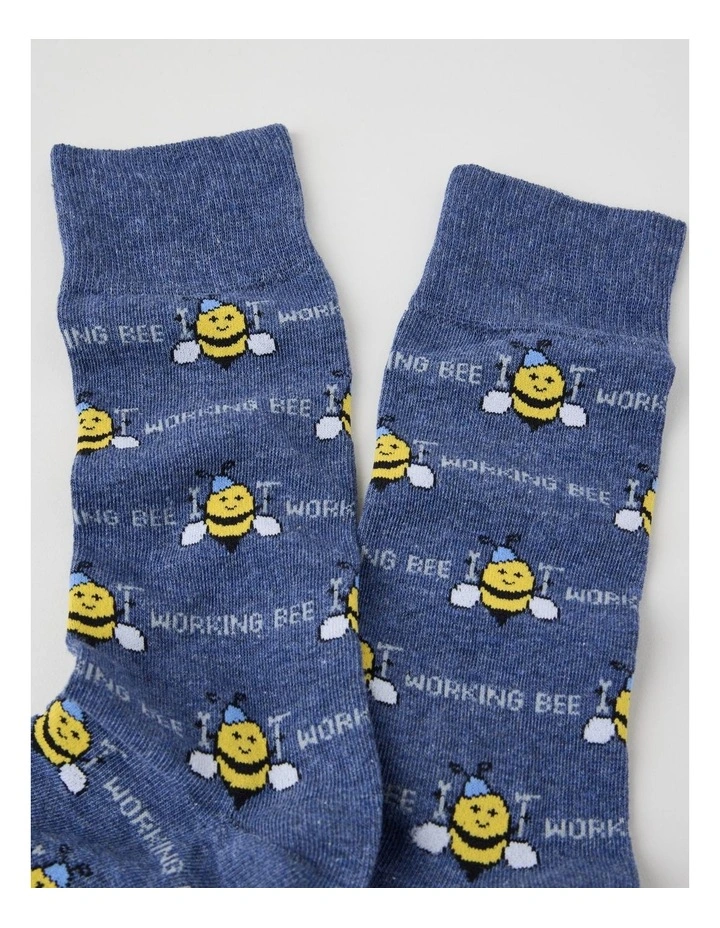 Working Bee Cotton Socks image 2
