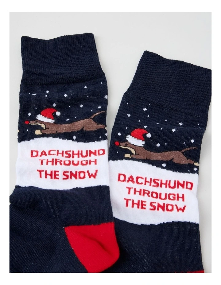 Dachshund Christmas Sock image 2