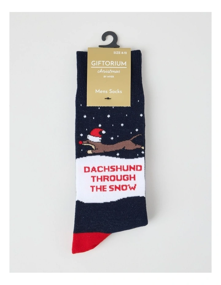 Dachshund Christmas Sock image 3