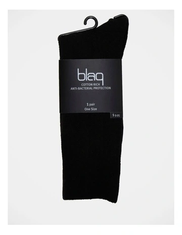 Cotton Waffle Business Sock Navy