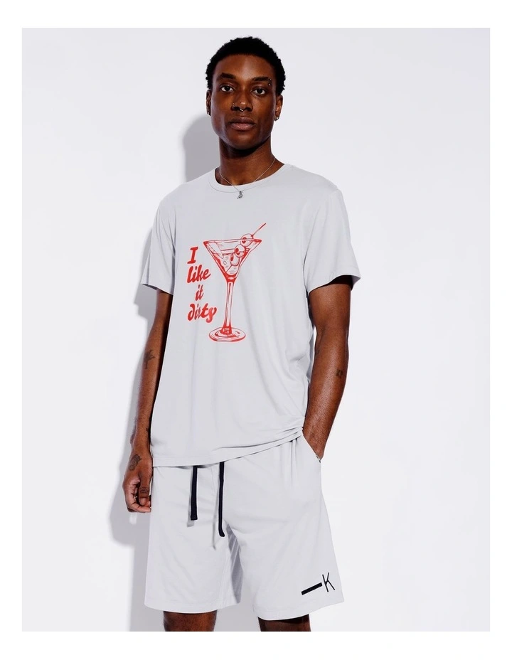 Bamboo Tee & Knit Short in Like It image 1