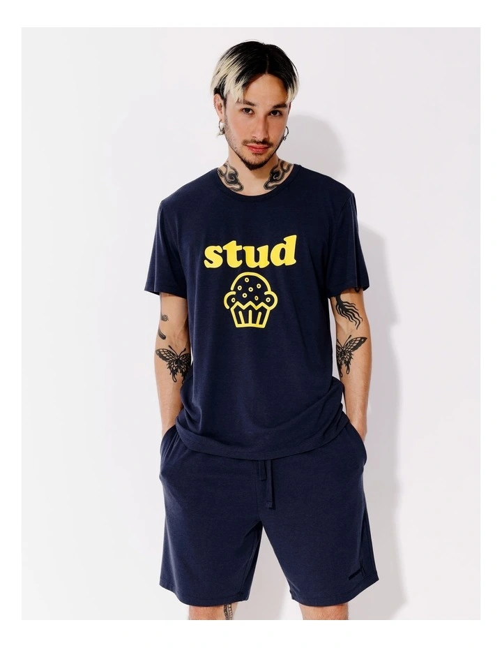 Bamboo Tee & Knit Short in Stud Muffin image 2