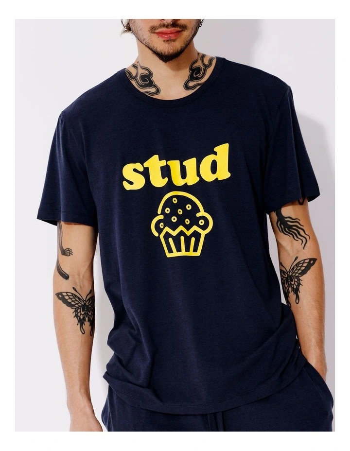 Bamboo Tee & Knit Short in Stud Muffin image 3