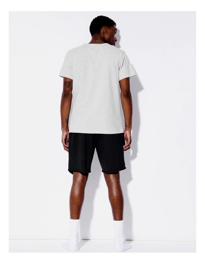 Tee & Terry Knit Short Plain in Black image 5